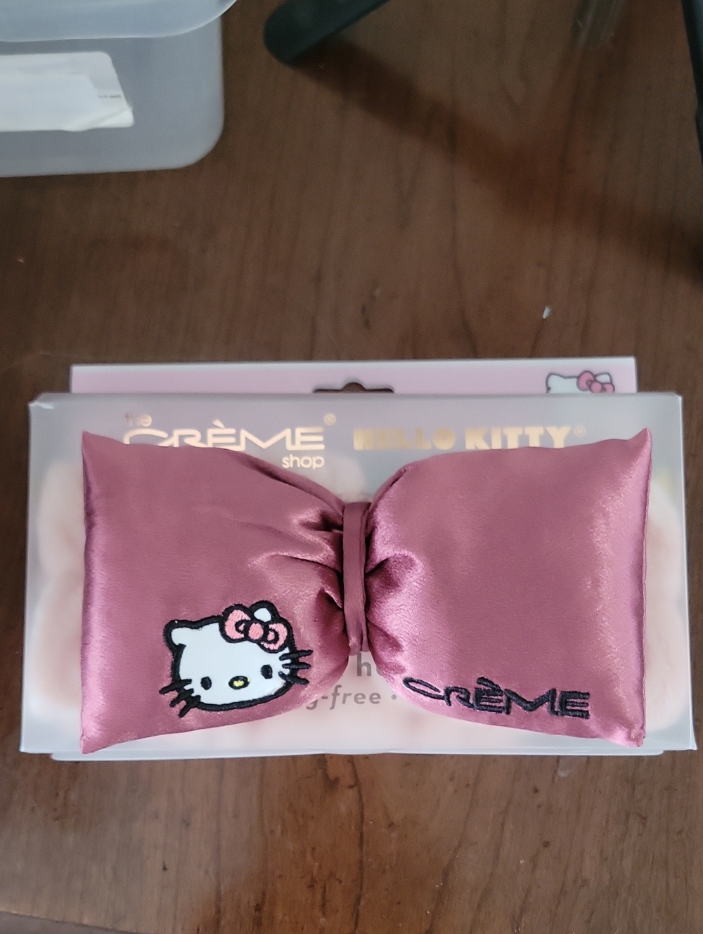 Creme shop plush spa headband hello Kitty